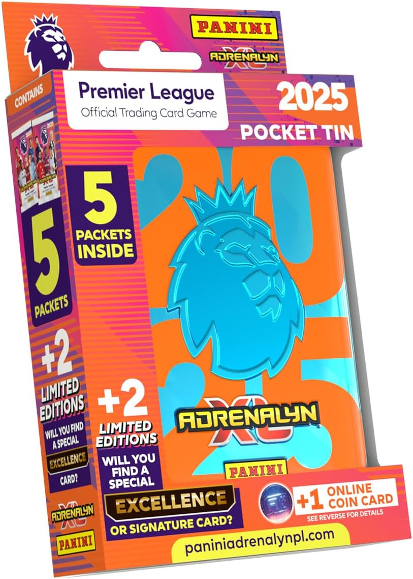 Panini Premier League 2024/25 Adrenalyn XL Pocket Tin - Colorland Toys