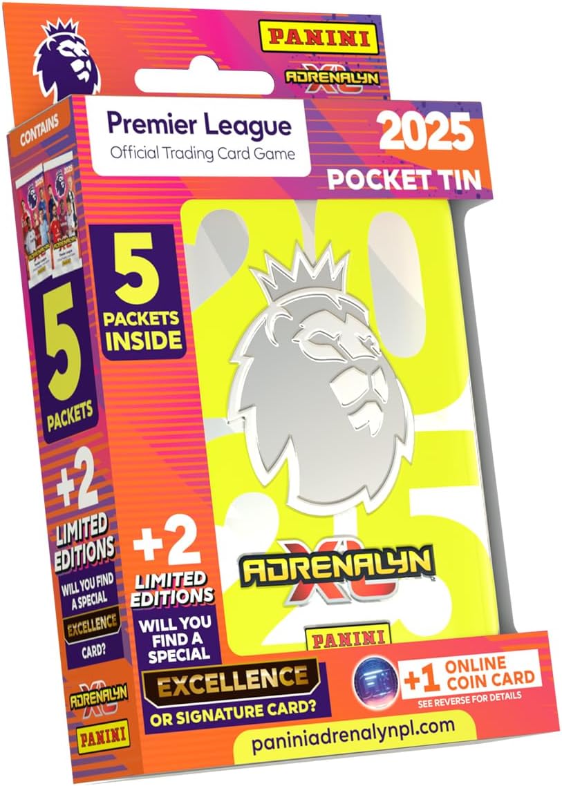 Panini Premier League 2024/25 Adrenalyn XL Pocket Tin - Colorland Toys
