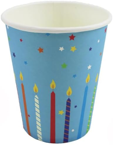 Paper Cups 9Oz Happy Birthday 6 - Pcs 0834004 - Colorland Toys