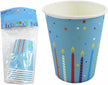 Paper Cups 9Oz Happy Birthday 6-Pcs 0834004