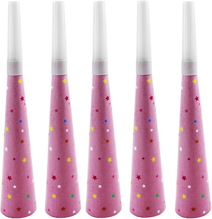 Paper Horn Happy Birthday 7.5 - Inch 6 - Pcs 0828005 - Colorland Toys