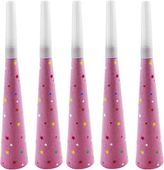 Paper Horn Happy Birthday 7.5 - Inch 6 - Pcs 0828005 - Colorland Toys