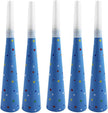 Paper Horn Happy Birthday 7.5-Inch 6-Pcs 0828006