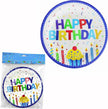 Paper Plate 300-Gsm Happy Birthday 7-Inch 6-Pcs 0835013