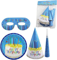 Party Set Happy Birthday 24 - Pcs 0832004 - Colorland Toys