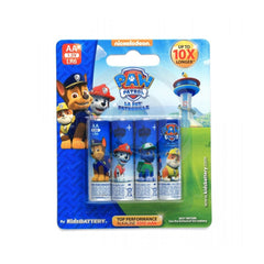 Paw Patrol 4 x AA/LR6 Alkaline Batteries - Colorland Toys