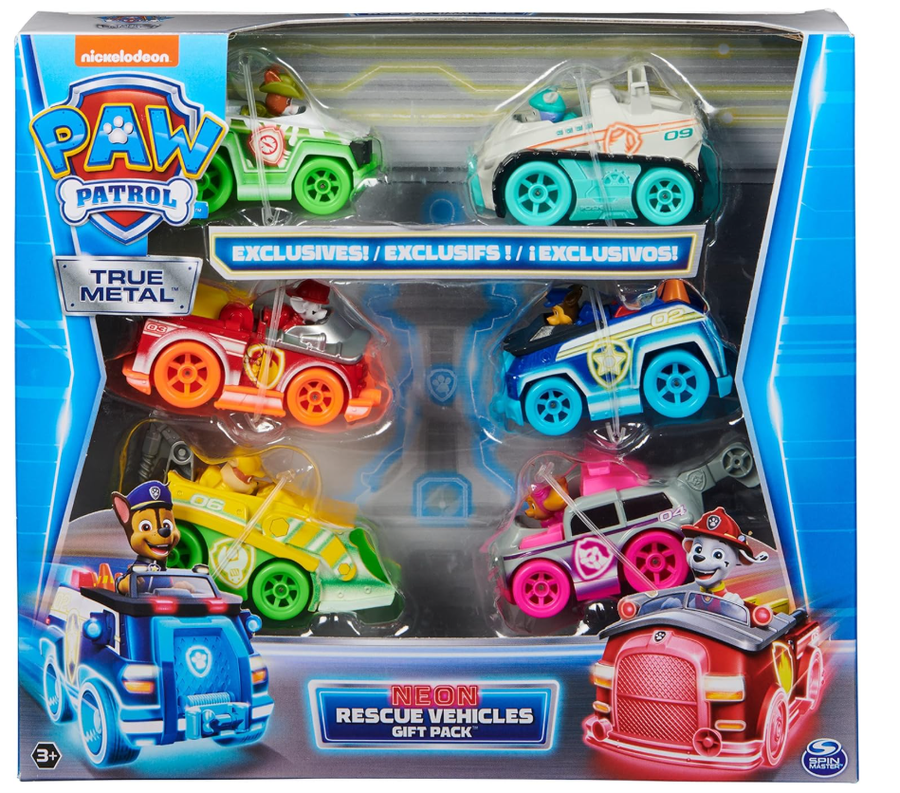 Paw Patrol Die-Cast Metal Neon Gift Pack 6064139 — image 1