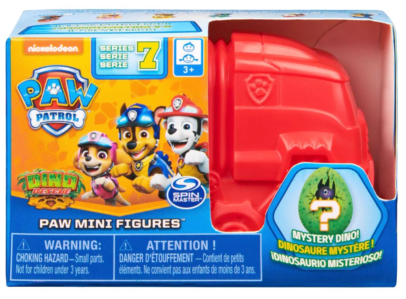 PAW Patrol Dino Rescue Collectible Blind Box Mini Figure and Mystery Dinosaur Assorted 6058813 - Colorland Toys