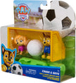 Paw Patrol Kick and Score Football Fig Pups Chase & Skye 6076591
