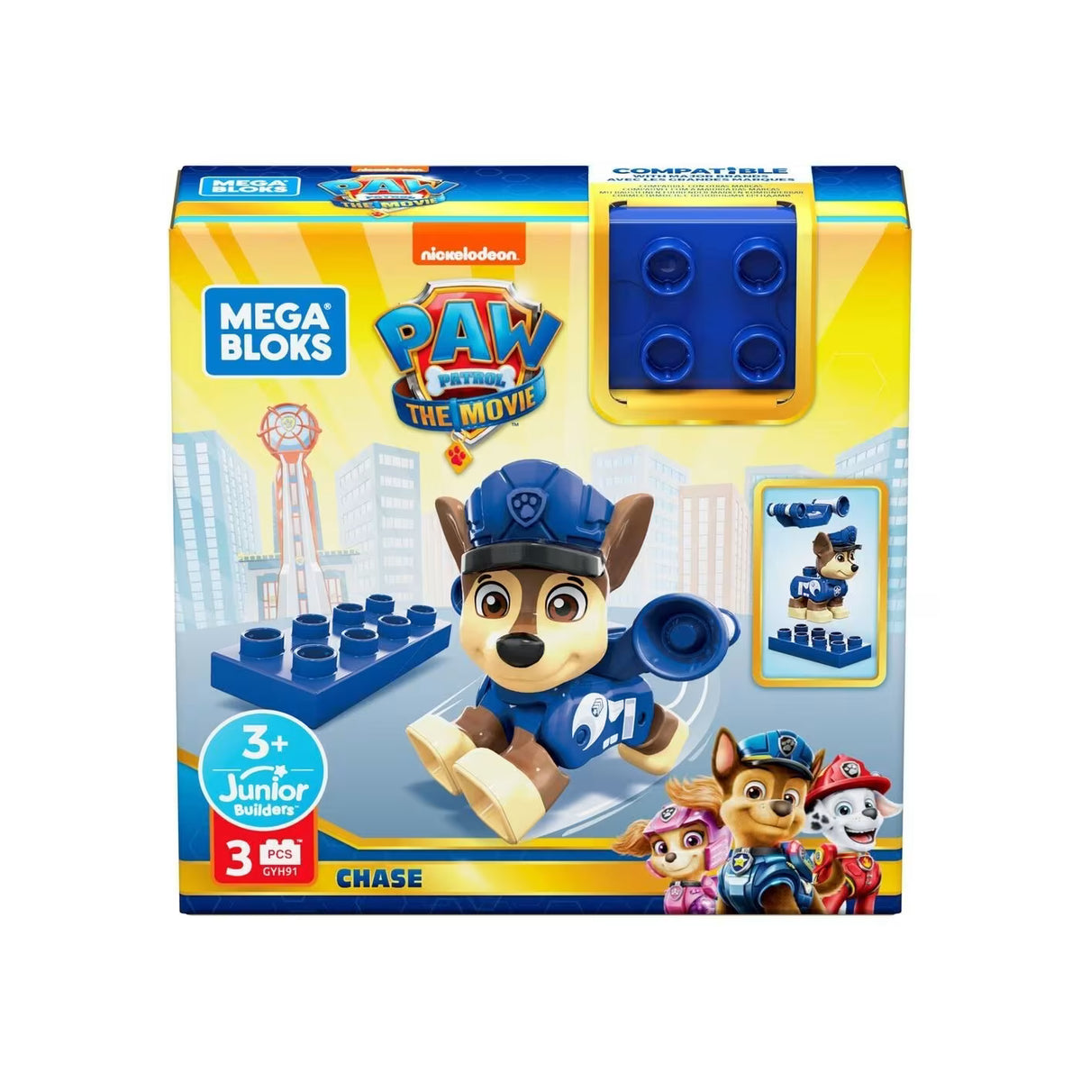 Mega Bloks Paw Patrol The Movie Chase GYH91/GYH89 — image 3
