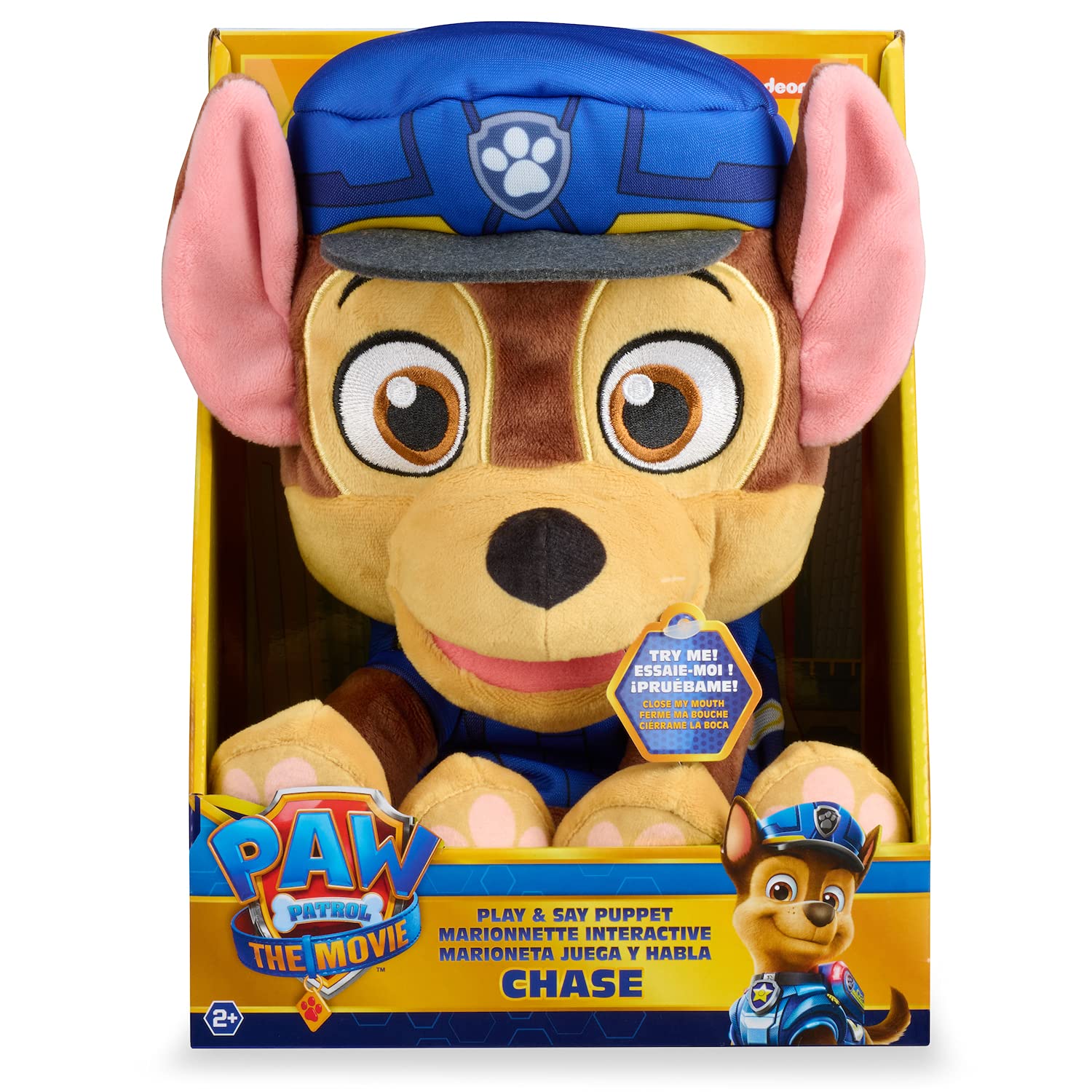 Paw Patrol Movie Play & Say Puppet - Chase 1602/1600 - Colorland Toys