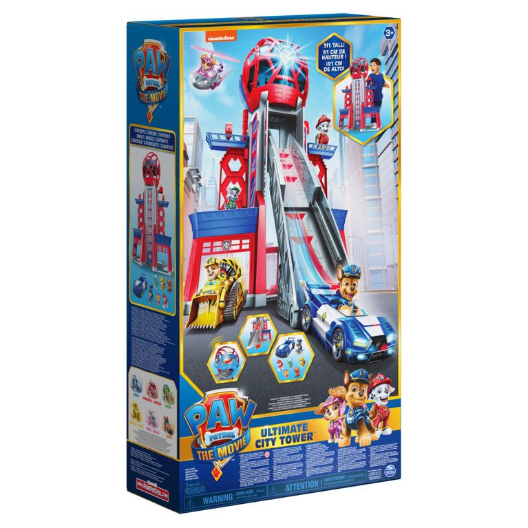 PAW Patrol Movie Ultimate City Transforming Tower Playset 6060353 - Colorland Toys
