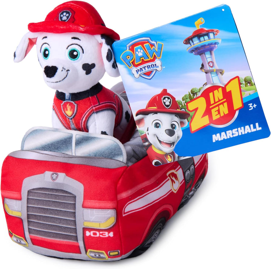 Paw Patrol Plush 2 In 1 Vehicle Marshall — image 1