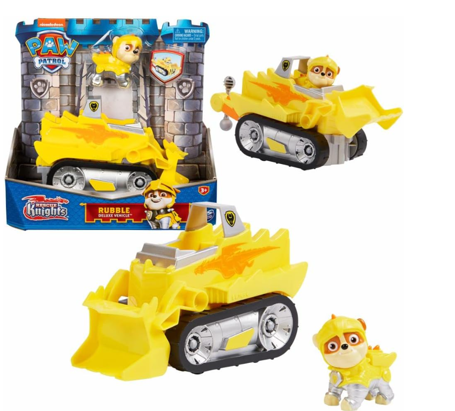 Paw Patrol Rescue Knights Deluxe Vehicle Asst 6062181 — image 1