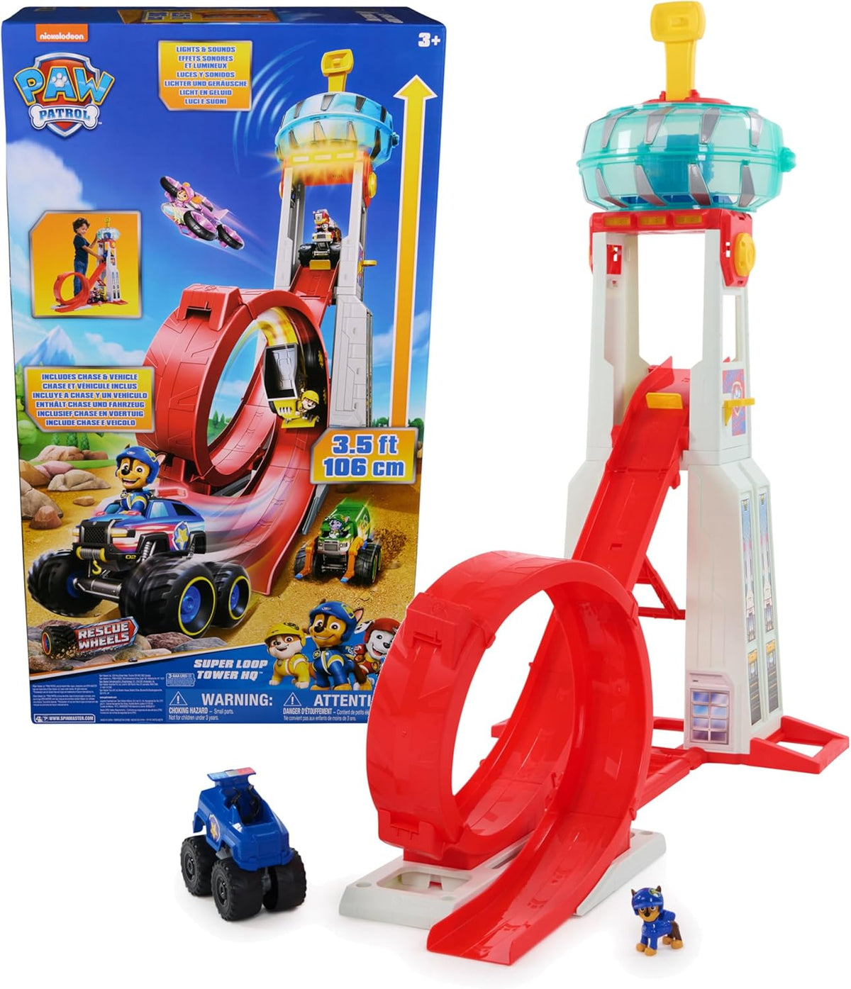 Paw Patrol Rescue Wheels Super Loop Tower HQ 6069672 - Colorland Toys