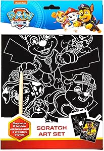 Paw Patrol Scratch Art Set 3233/PWSA - Colorland Toys