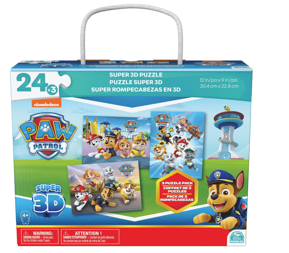 Paw Patrol Super 3D Lent Puzzle 6066807 - Colorland Toys