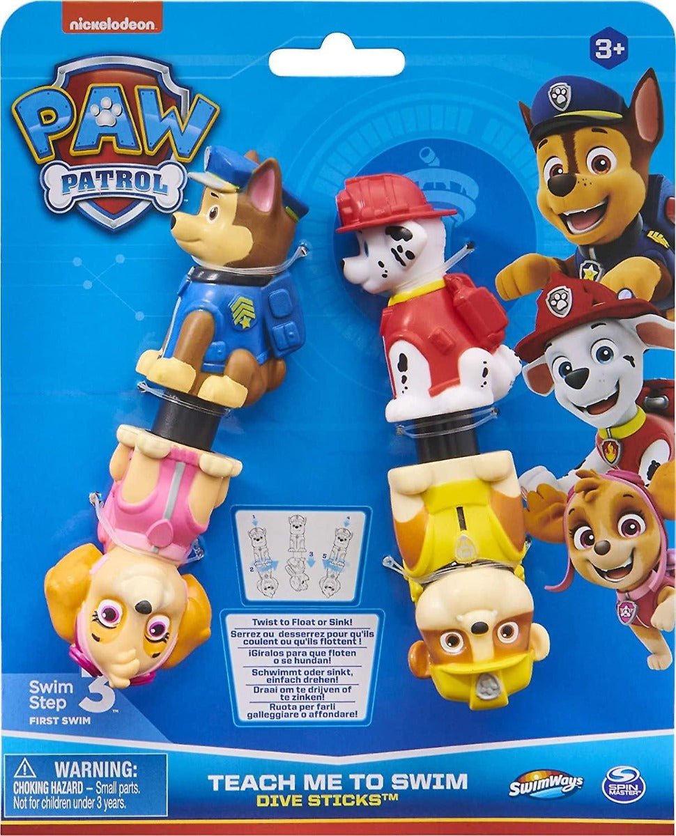 PAW Patrol SwimWays Paw Patrol Learn to Dive Swim Dive Sticks 6060383 - Colorland Toys