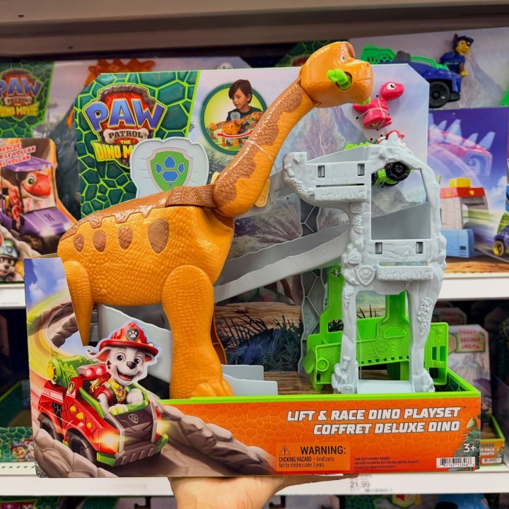 PAW Patrol: The Dino Movie, Dino Pup Squad Lift & Race Playset — image 11