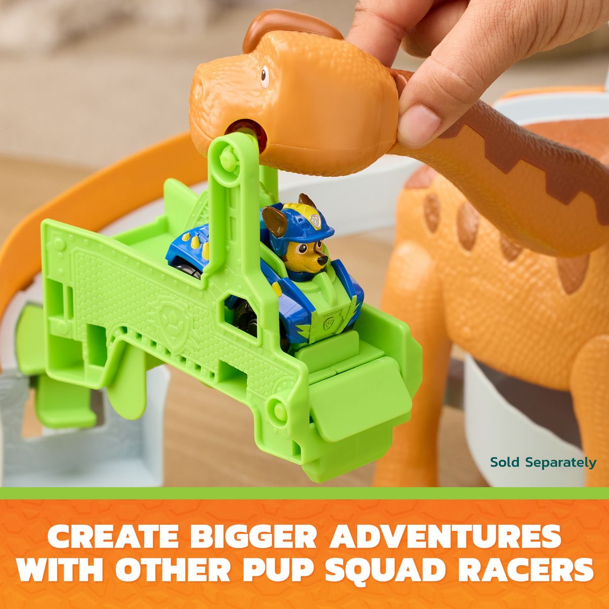 PAW Patrol: The Dino Movie, Dino Pup Squad Lift & Race Playset — image 6