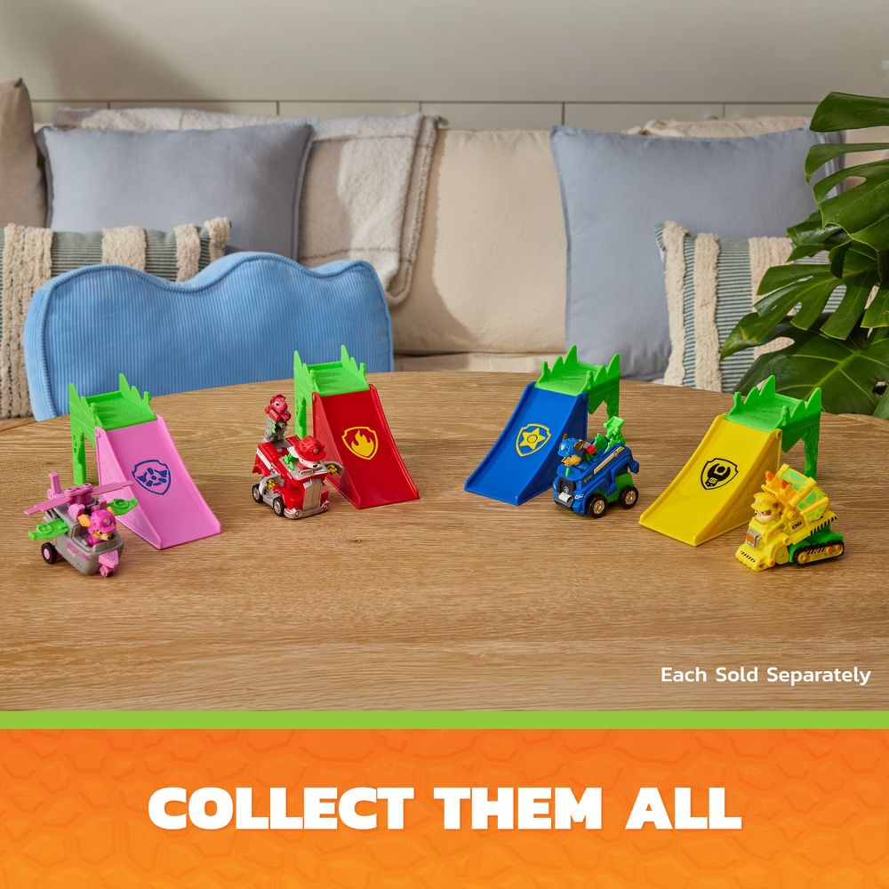 Paw Patrol: The Dino Movie, Pup Squad Jump Shift Flip Racers - Assorted - Colorland Toys