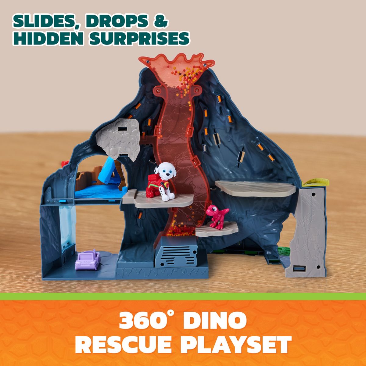 PAW Patrol: The Dino Movie, Super Lava Blast Volcano Playset — image 4