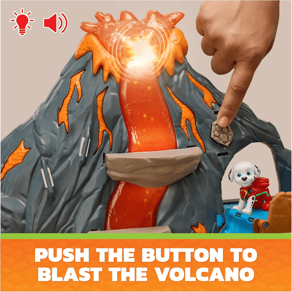 PAW Patrol: The Dino Movie, Super Lava Blast Volcano Playset — image 3