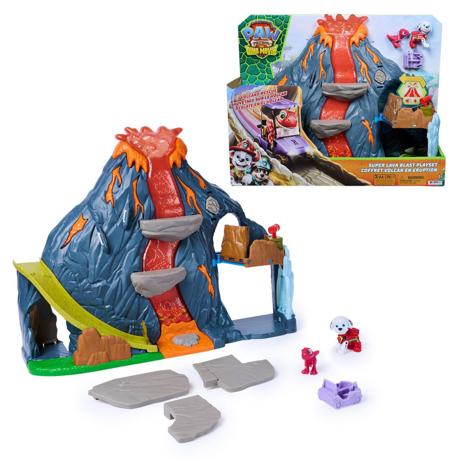 PAW Patrol: The Dino Movie, Super Lava Blast Volcano Playset — image 1