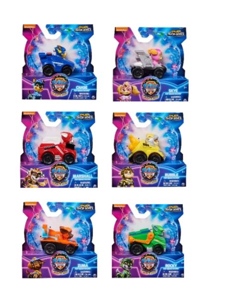 Paw Patrol The Mighty Movie Pup Squad Racers Asst 6067086 - Colorland Toys