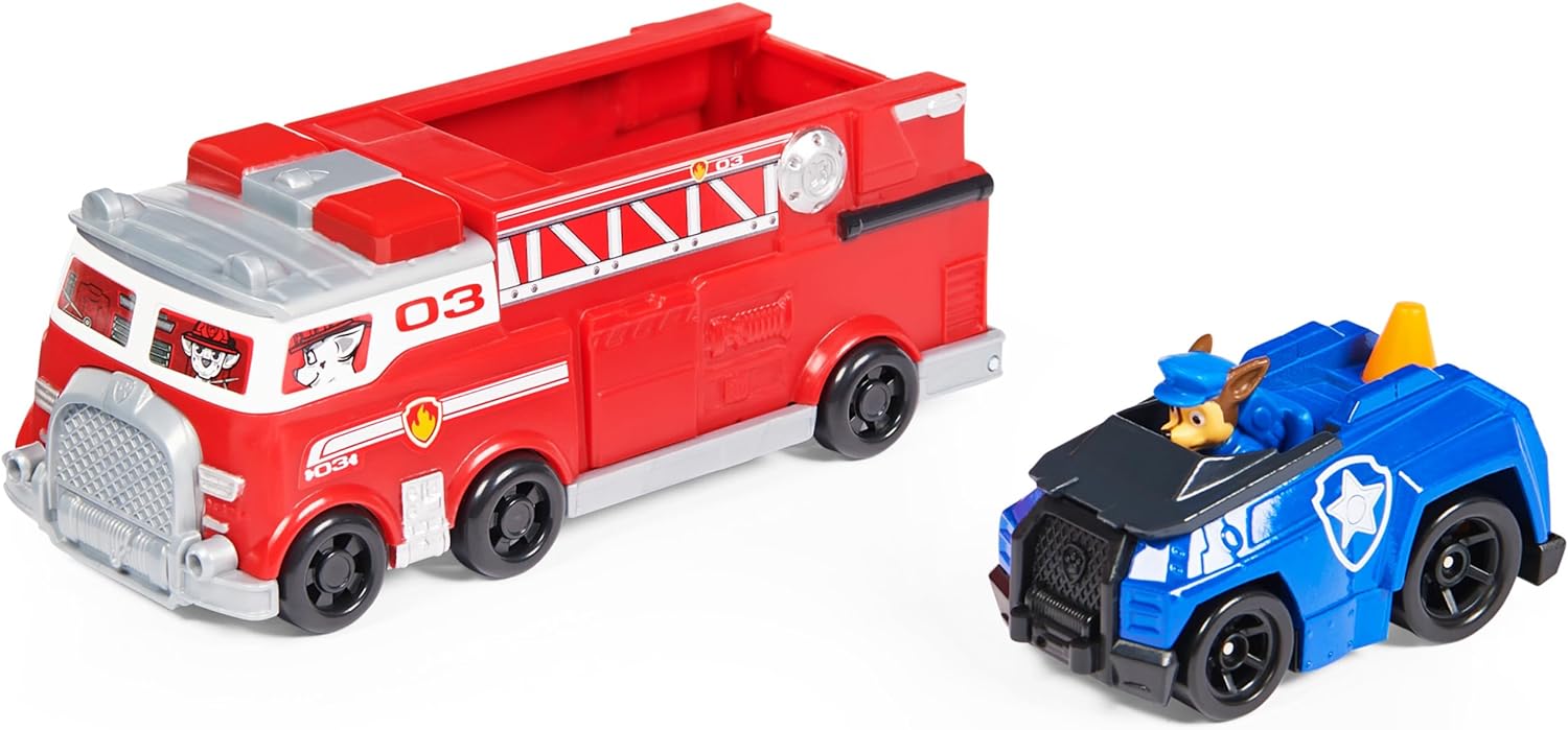 Paw Patrol True Metal Marshall Fire Truck Team Vehicle 6063231 - Colorland Toys