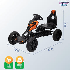 Pedal Car Black LB - 4500 - Colorland Toys