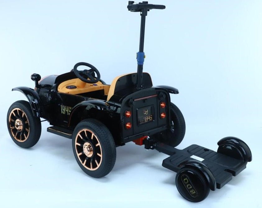 Pedal Push Car Black 8116 - Colorland Toys