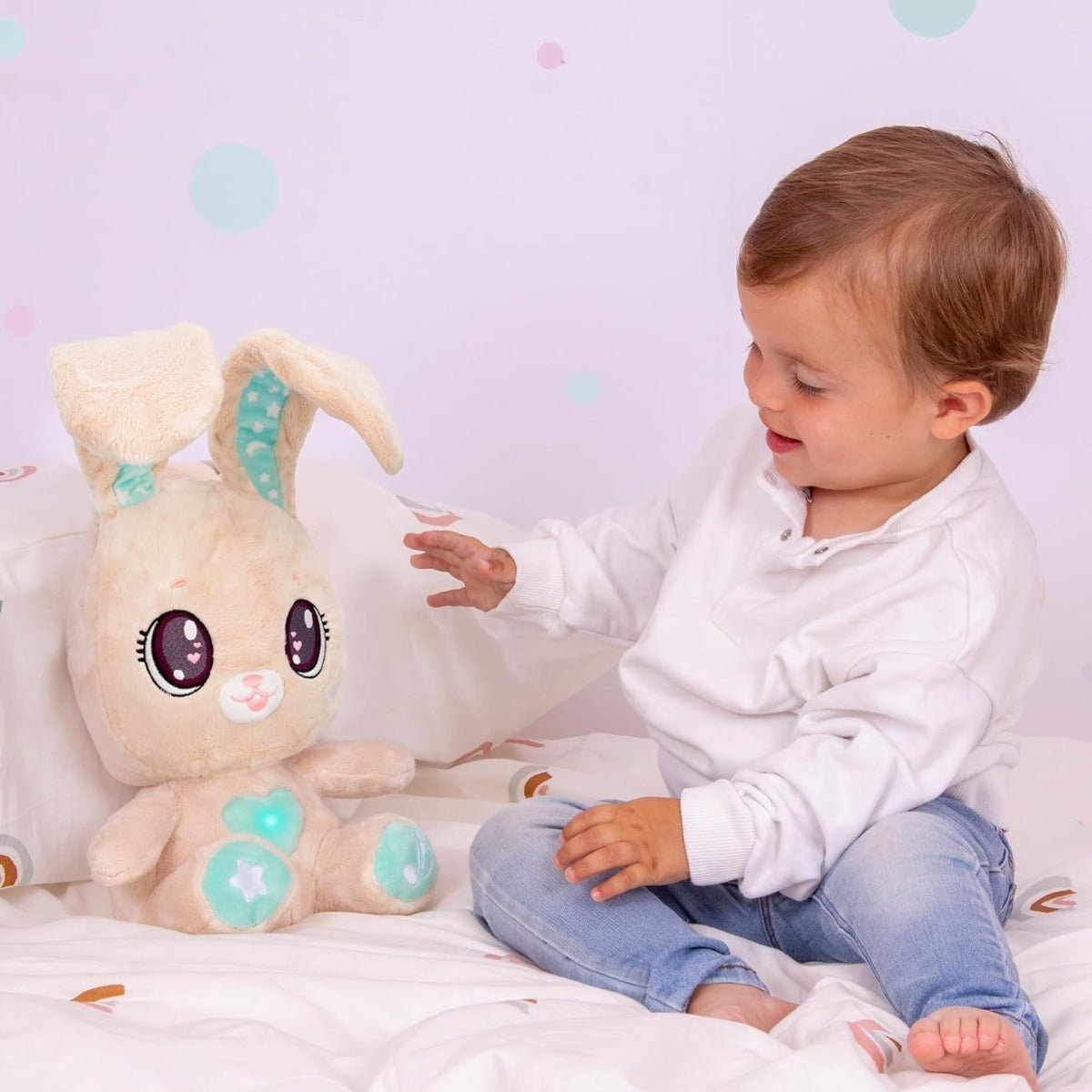 Peekapets Interactive Bunny Plush 88955 - Colorland Toys