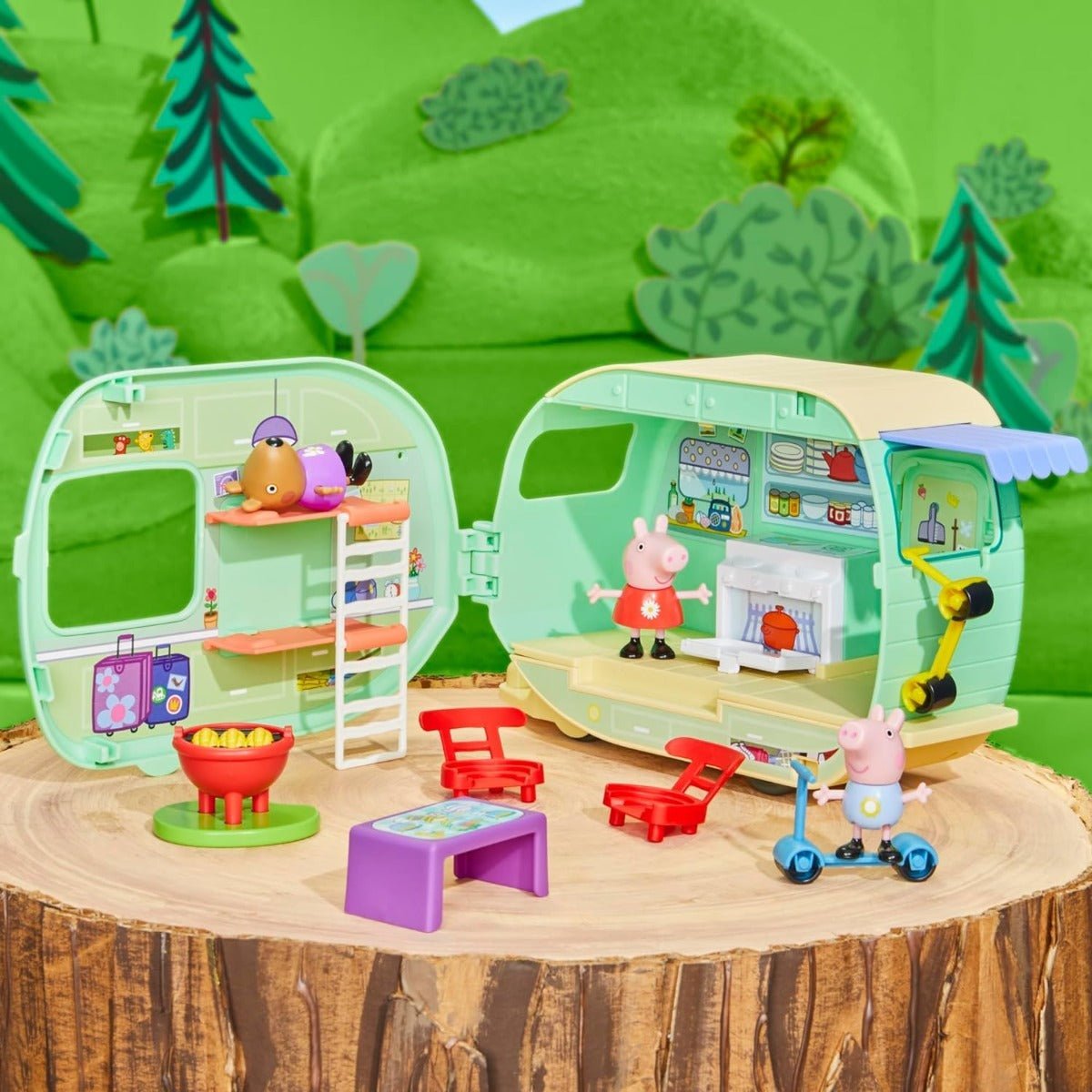 Peppa Pig Caravan Playset F8863 - Colorland Toys