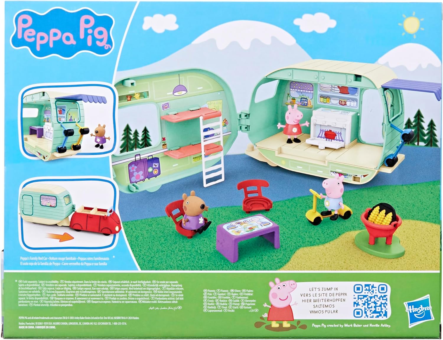 Peppa Pig Caravan Playset F8863 - Colorland Toys