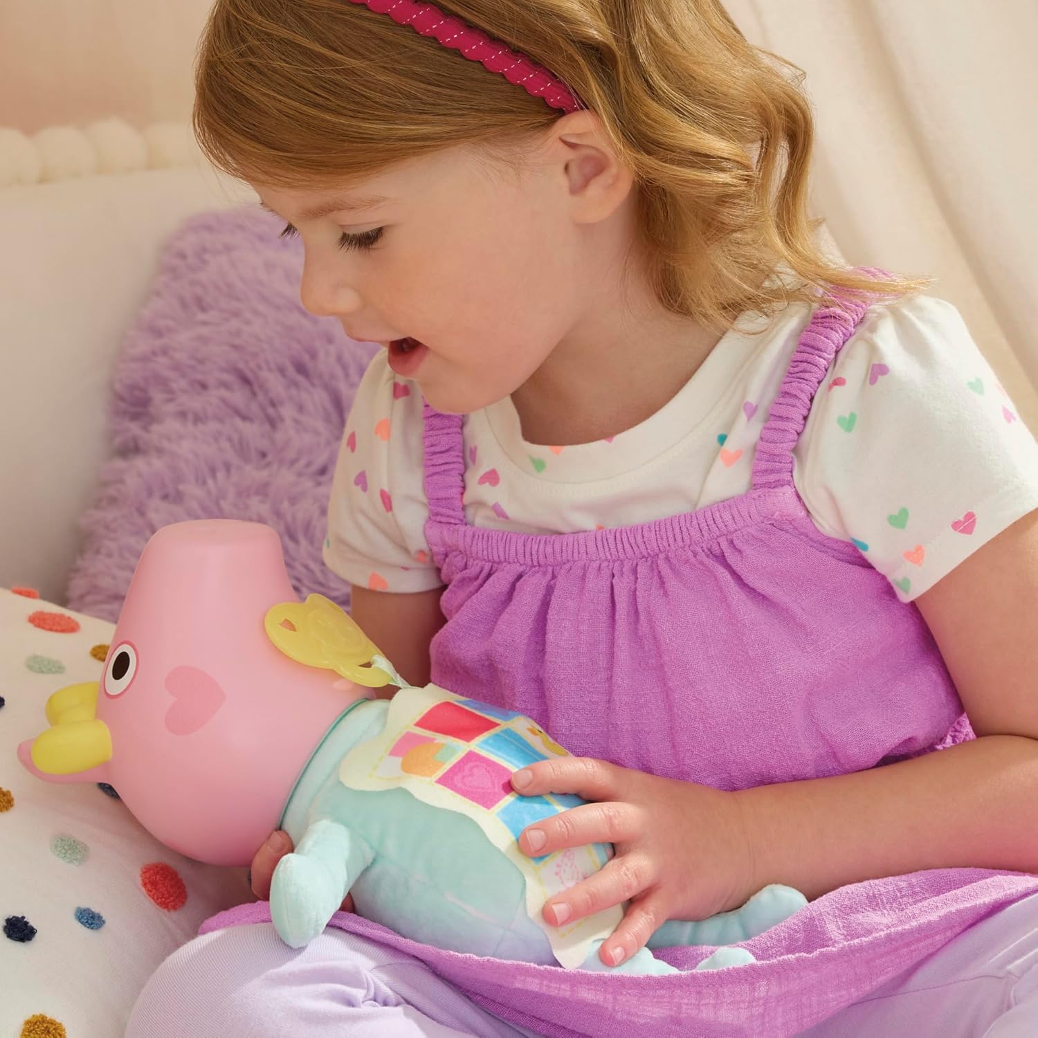 Peppa Pig Oinks and Snuggles Evie Interactive Baby Doll G1637 - Colorland Toys