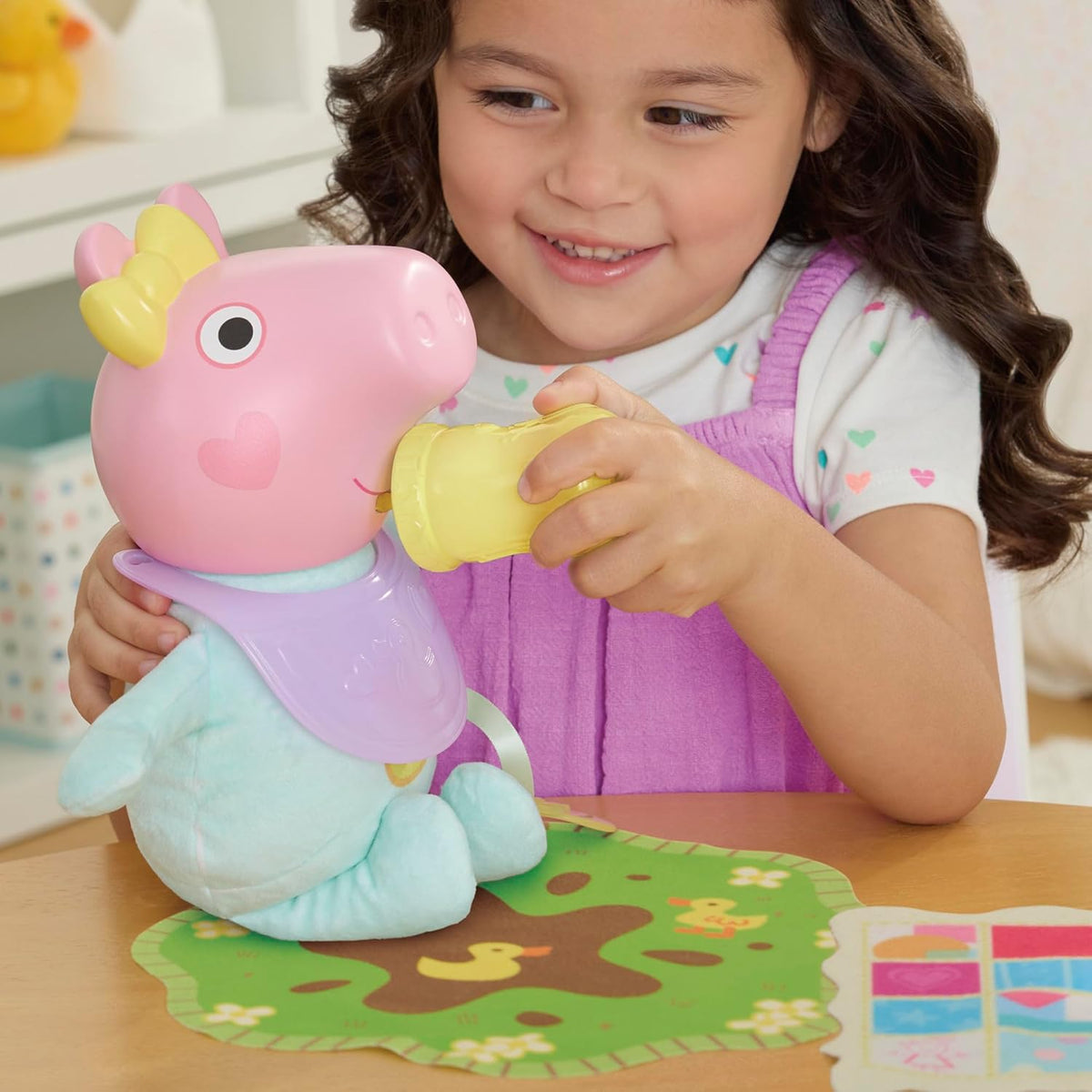 Peppa Pig Oinks and Snuggles Evie Interactive Baby Doll G1637 — image 11