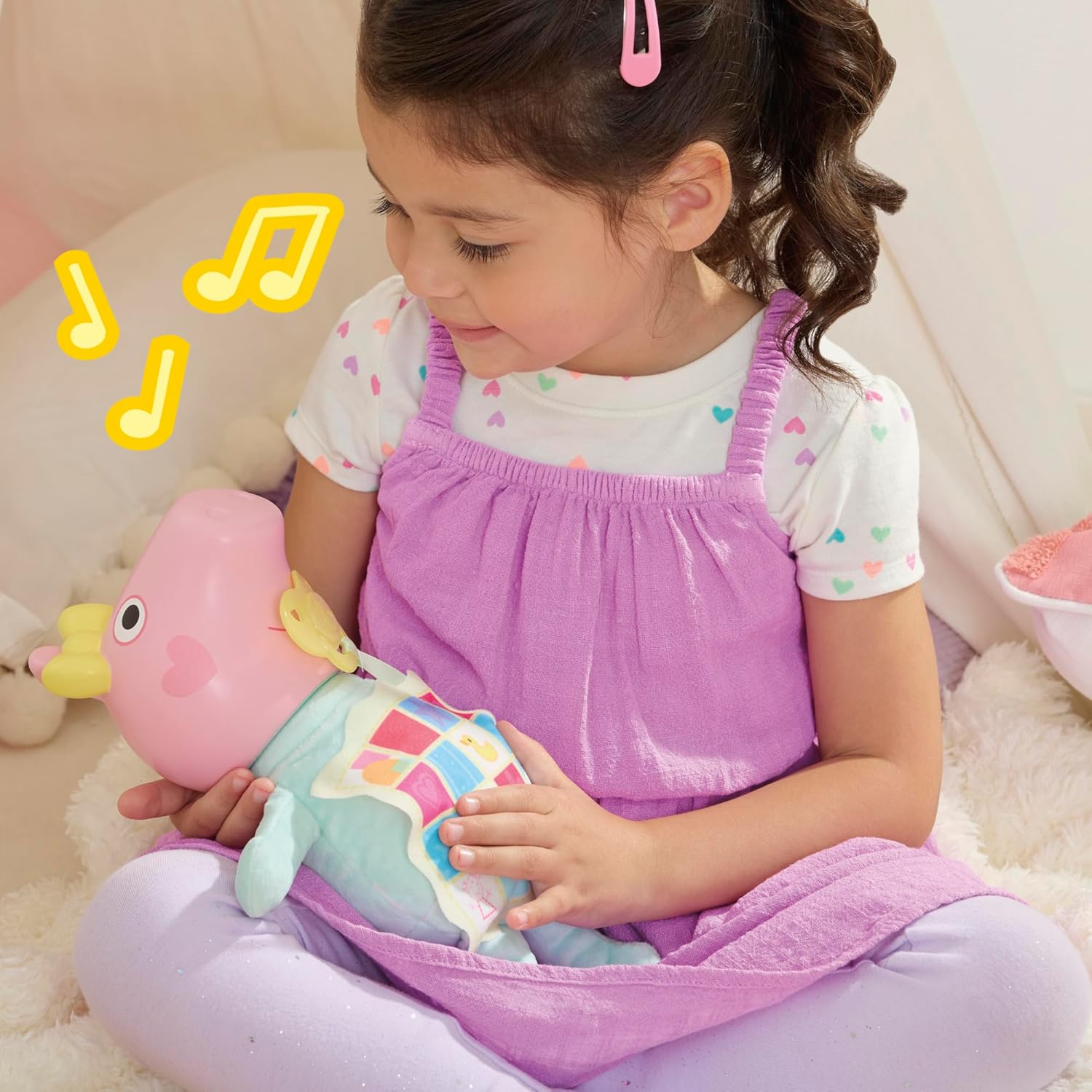 Peppa Pig Oinks and Snuggles Evie Interactive Baby Doll G1637 - Colorland Toys