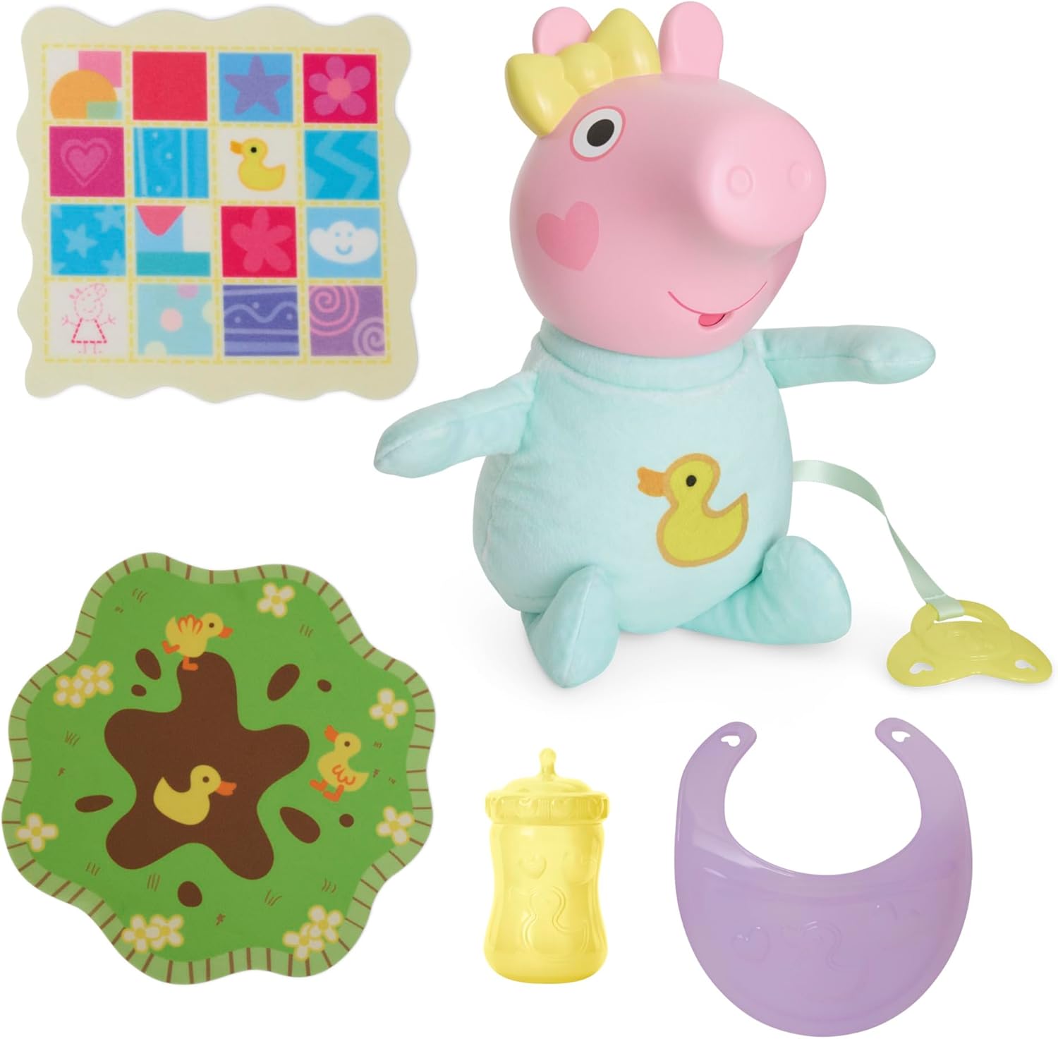 Peppa Pig Oinks and Snuggles Evie Interactive Baby Doll G1637 - Colorland Toys