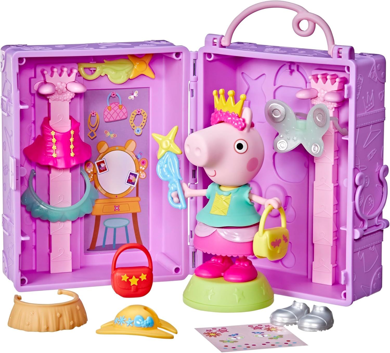 Peppa Pig Pep Peppas Dress Up Wardrobe G1017 - Colorland Toys