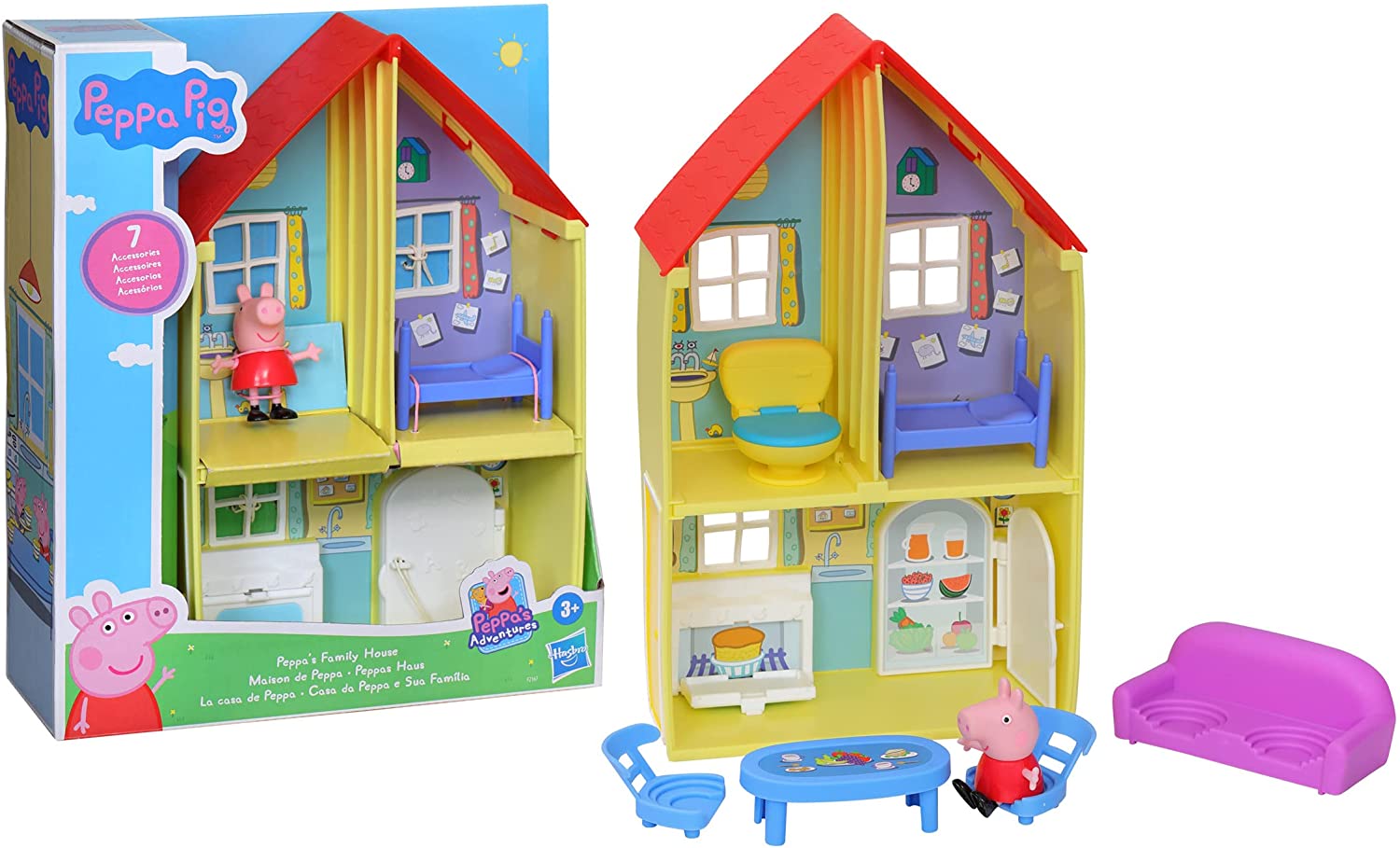 Peppa Pig Peppa's Family House Playset F2167 - Colorland Toys