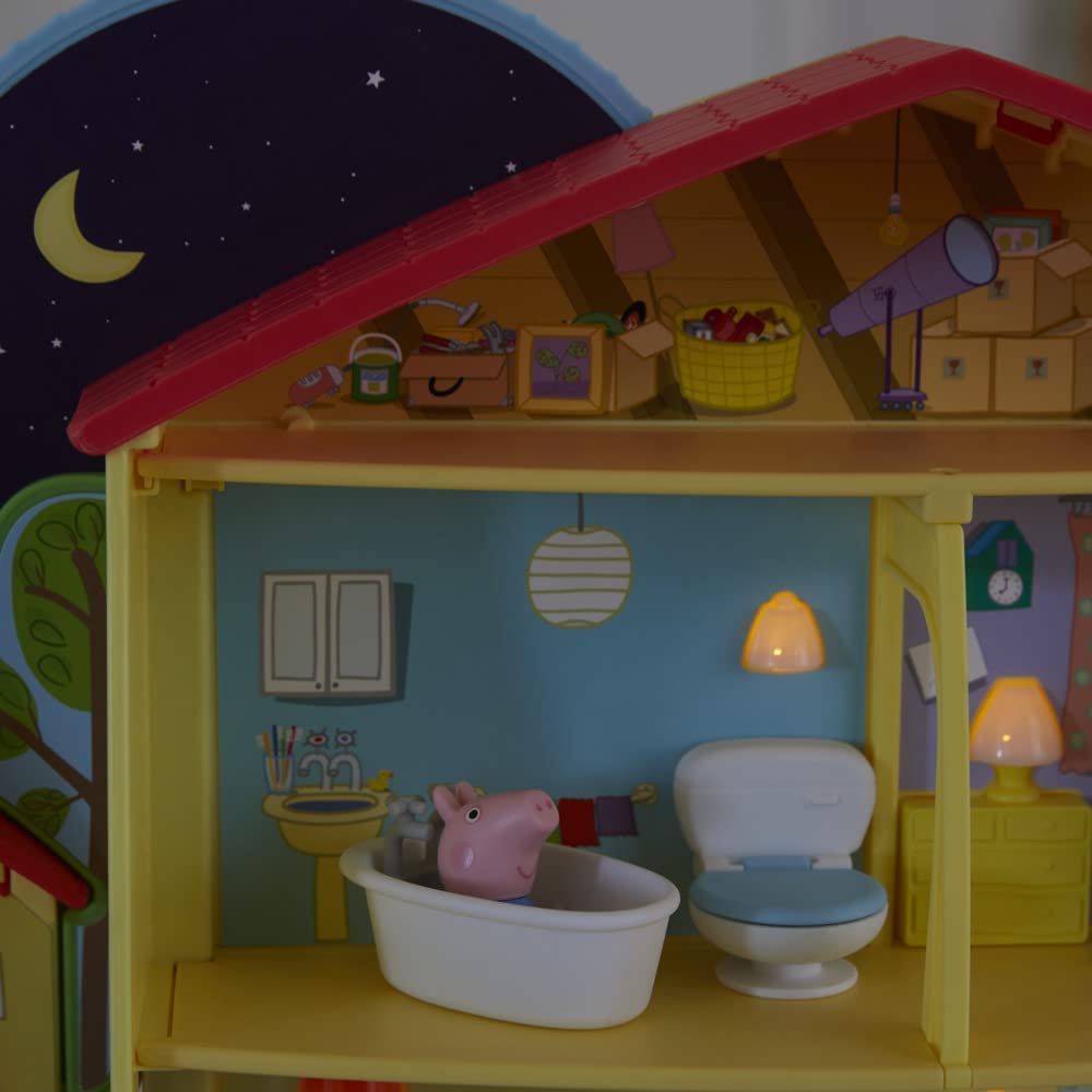 Peppa Pig Peppa's Playtime To Bedtime House Playset F2188 - Colorland Toys