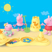 Peppa Pig Siblings Beach Day Playset with 3 Figures & 5 Accessories
