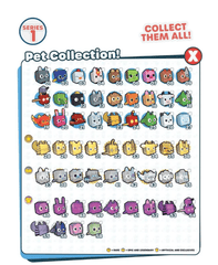 Pet Simulator X Mystery Pets 4 - Pack 3inch CB1802 - Colorland Toys