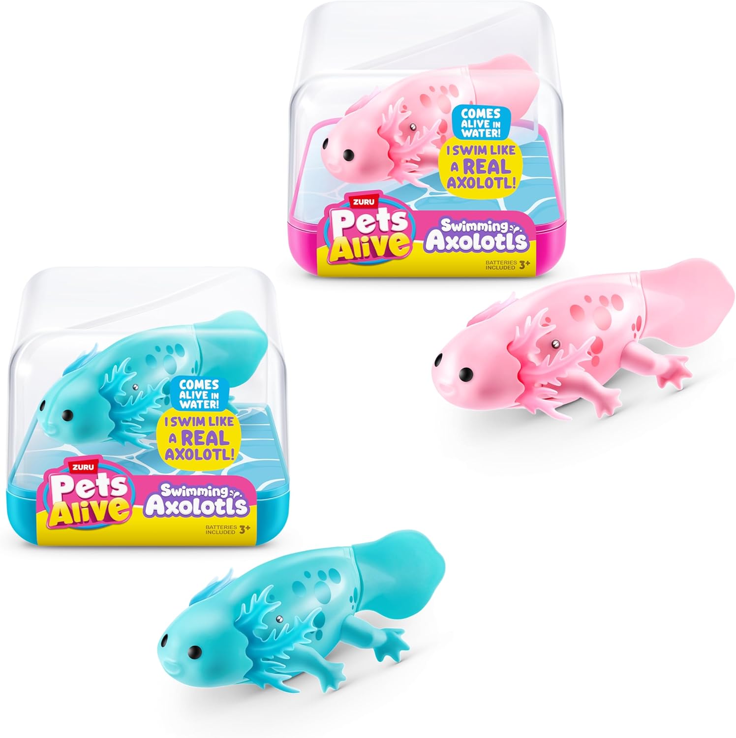 Pets Alive Swimming Axolotls 9556UQ1 - Colorland Toys