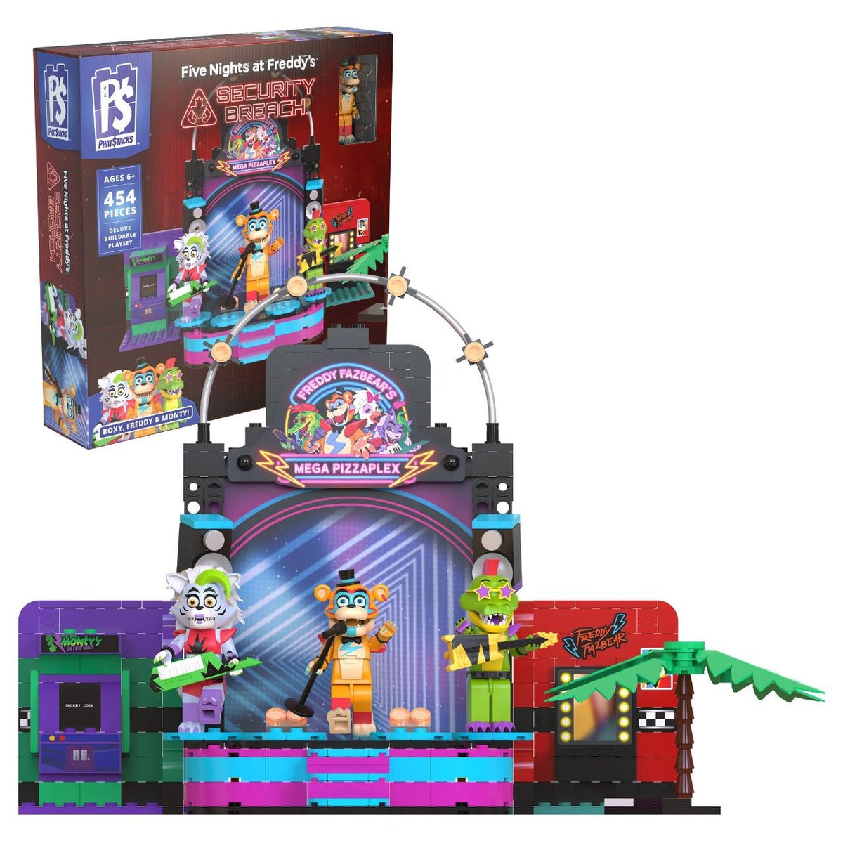 مجموعة Phatmojo FNAF الفاخرة القابلة للبناء CS1301 — image 1