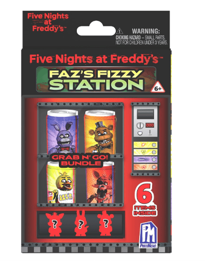 Phatmojo FNAF Grab N Go Bundle Classic Remix Fuzzy Finish BN1342 - Colorland Toys