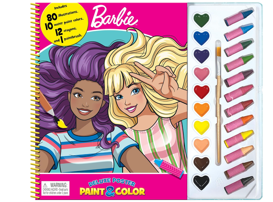 Phidal Barbie Deluxe Poster Paint and Color 2764354754 — image 1