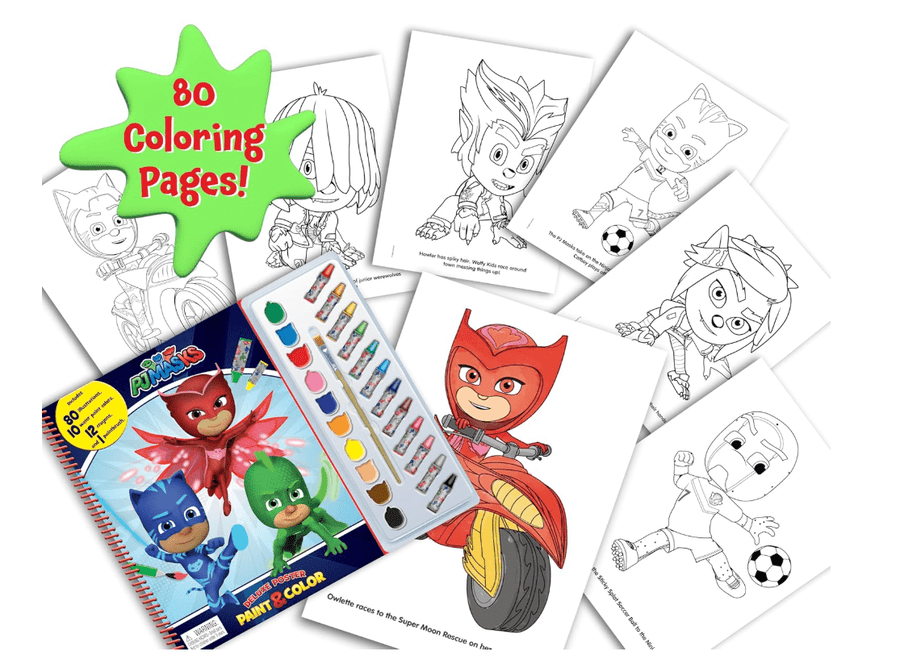 Phidal PJ Masks Deluxe Poster Paint & Color 2764354533 — image 2