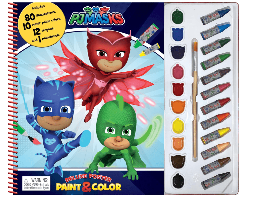 Phidal PJ Masks Deluxe Poster Paint & Color 2764354533 - Colorland Toys